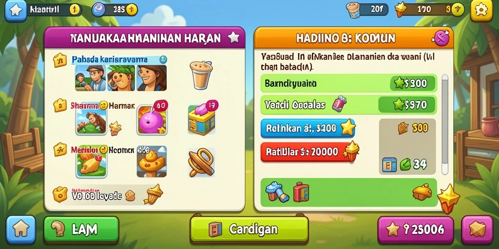 Tampilan antarmuka yang user-friendly.