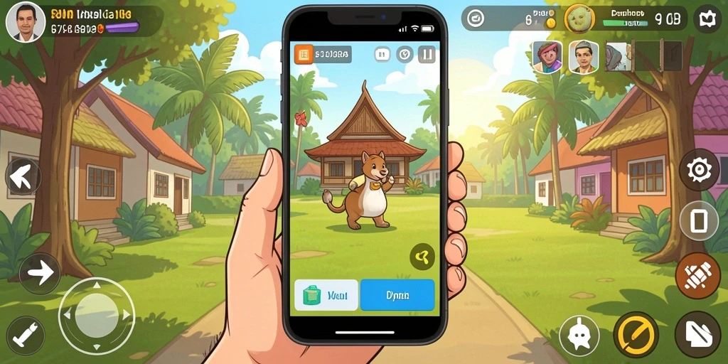 Tampilan antarmuka yang menarik dan modern.
