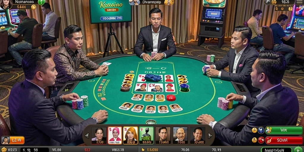 Screenshot menunjukkan tampilan antarmuka utama DEPO89 yang menarik.