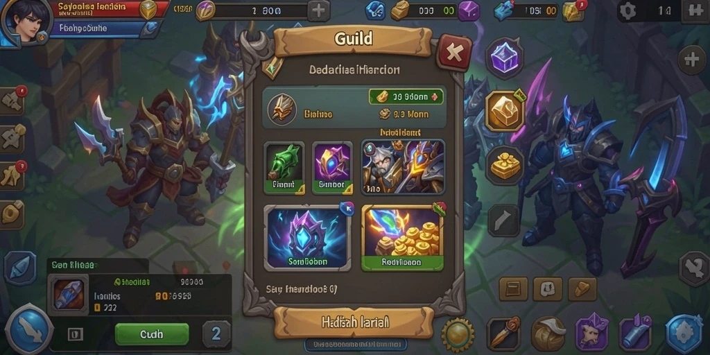 Screenshot menampilkan antarmuka permainan yang menarik.
